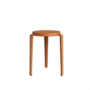 Tabouret TipToe LOU, rouge mandarine