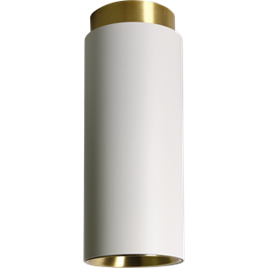 DCW Tobo C65 Lampe de Plafond Blanc/ Laiton