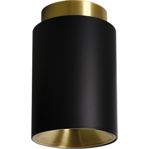 DCW Tobo C85 Lampe de Plafond Noir/ Laiton