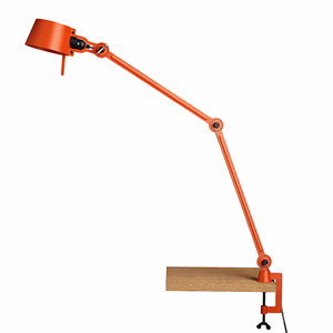 Tonone Bolt Doppel Arm Bordlampe Orange med klemme