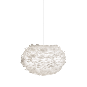 Umage Eos Suspension Medium Blanc avec Cone Rosette In Blanc