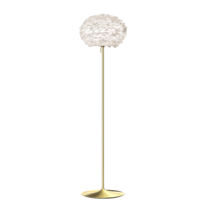 Lampadaire Umage Eos Medium Blanc/ Laiton