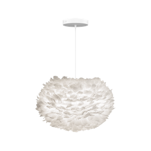 Suspension Umage Eos avec Rosette, Taille Moyenne, Blanc