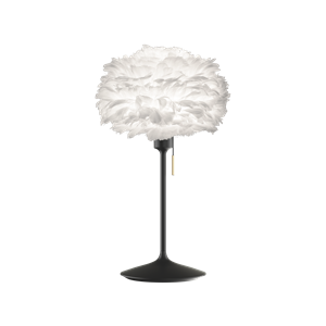 Umage Eos Lampe à Poser Mini Blanc avec Base I Noir avec USB