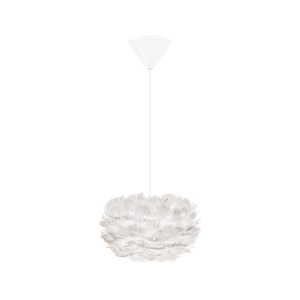 Umage Eos Suspension Micro Blanc avec Cone Rosette En Blanc