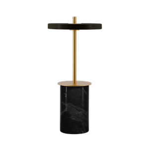 Umage Asteria Move Lampe Portable Mini Marbre Noir