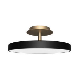 Plafonnier Umage Asteria UP Plus, modèle moyen, Noir