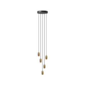 Suspension Hexa Umage Brighter Days avec Cluster 5 en Laiton