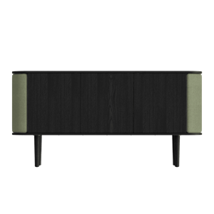 Armoire à Trésors Umage à 3 Portes, Chêne Noir /prés Du Matin