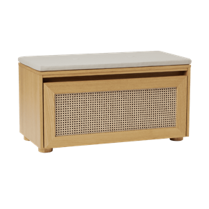 Armoire Vénitienne Umage Hideaway avec Porte et Étagère Chêne/ Sable Blanc