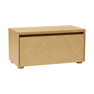 Armoire Grillagée Umage Hideaway avec Porte et Étagère en Chêne