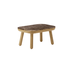 Umage Paff Table d'Appoint Basse Chêne/Emperador