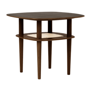 Table Basse Carrée Lisse Umage Together 60 en Chêne Foncé