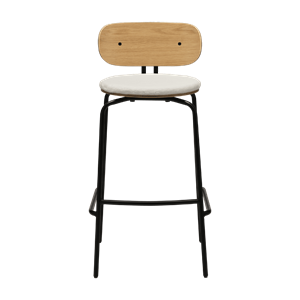 Tabouret de Bar Umage Curious Teddy Blanc/ Noir