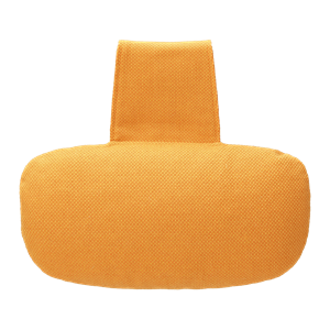 Coussin repose-nuque Umage pour fauteuil, couleur mandarine