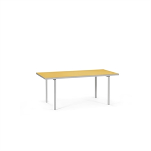 Table à Manger Valerie Objects Alu 180x85 cm Jaune