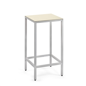 Tabouret de Bar Valerie Object Alu M Ivoire
