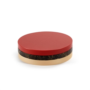 Dessous de Verre Valerie Object Three Circles Rouge/ Noir/ Rose