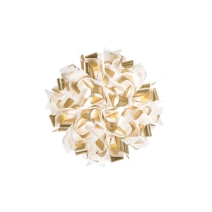 SLAMP Veli Aurea Applique/ Plafonnier Moyen Blanc/Or