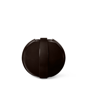 Louise Roe Vinci 01 Vase Marron foncé