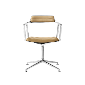 Chaise Pivotante Vipp 452 Camel/Cuir