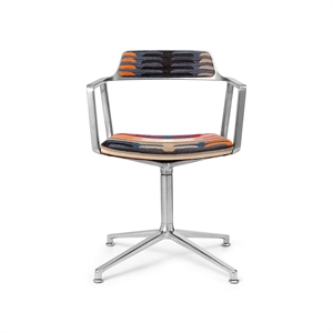 Vipp 452 Chaise Pivotante Pivotante Édition Guesthouse Todos Santos Mexique Tissu Jacquard/ Aluminium