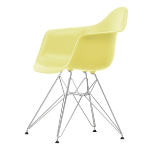 Vitra Eames Plastic DAR Dining Chair RE Citron/ Chrome