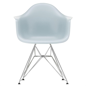 Vitra Eames Plastic DAR Dining Chair RE Glace Glace/ Chrome