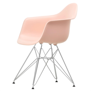 Vitra Eames Plastic DAR Dining Chair RE Rose Pâle/ Chrome