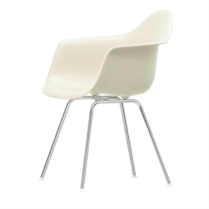 Vitra Eames Plastic DAX Chaise de Salle à Manger avec Accoudoir en Galets