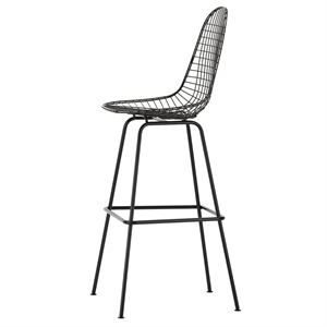 Vitra Eames Wire Tabouret de Bar Haut Noir