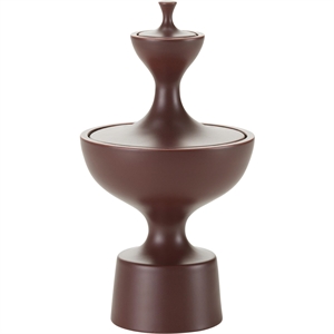 Vitra Ceramic Container No.1 Bowl Aubergine Foncé