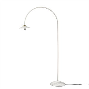 Valerie Objects Lampadaire N°2 Lampadaire Marbre/ Blanc