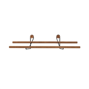 Nous fabriquons des étagères à chaussures en bois, Petit , en chêne et Laiton.