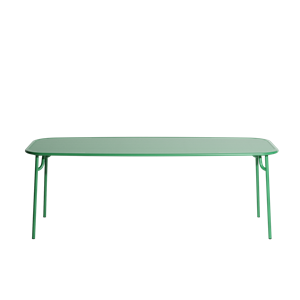 Petite Friture Table Rectangulaire WEEK-END 85x220 Vert Vert Menthe
