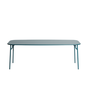 Petite Friture Table Rectangulaire WEEKEND 85x220 Bleu Océan