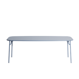 Petite Friture Table Rectangulaire WEEKEND 85x220 Bleu Pigeon