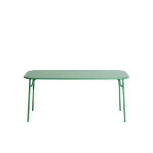 Petite Friture Table Rectangulaire WEEK-END 85x180 Vert Vert Menthe