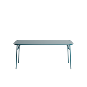 Petite Friture Table Rectangulaire WEEK-END 85x180 Bleu Océan