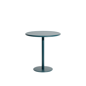 Petite Friture Table de Café WEEK-END Ø70 Bleu Océan