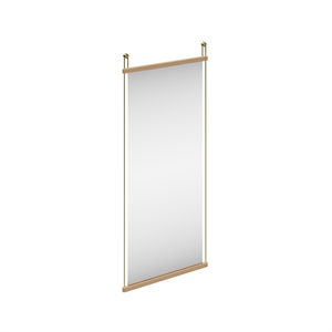 Miroir Suspendu Woud Grand Chêne Pigmenté Blanc